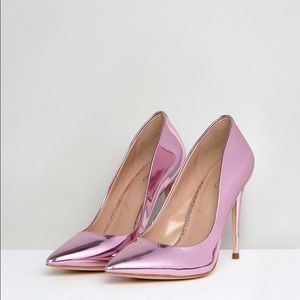 COPY - Aldo Stessy Metallic Pink Pumps
